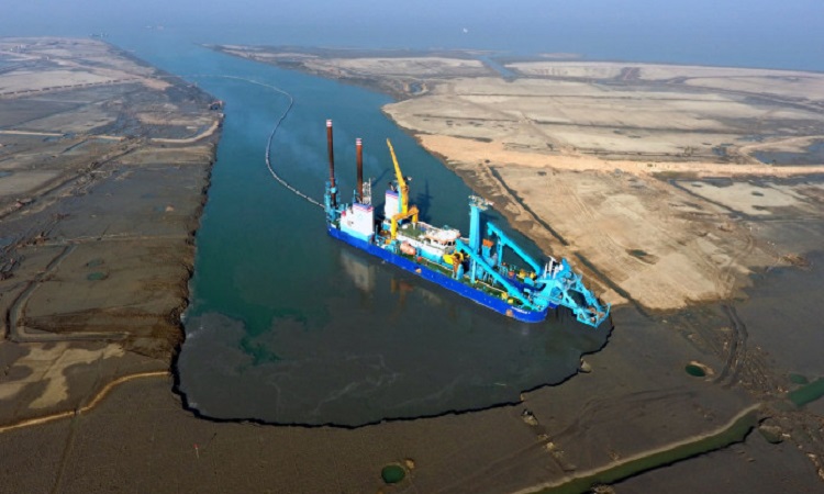 Matarbari deep sea port Construction work has started again