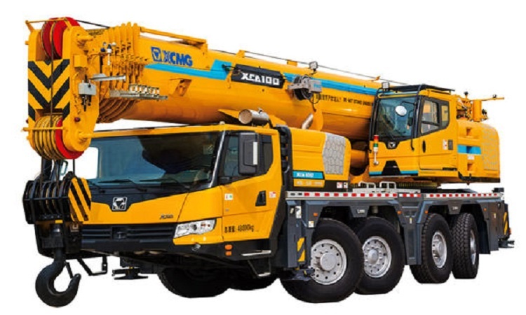 Two 100 tons mobile cranes