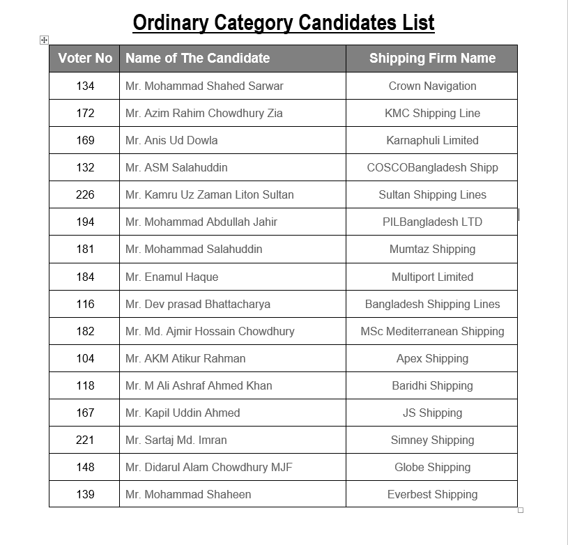 BSAA Election