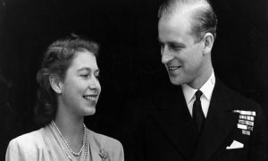 google search image of Queen Elizabeth II and Philip old photo